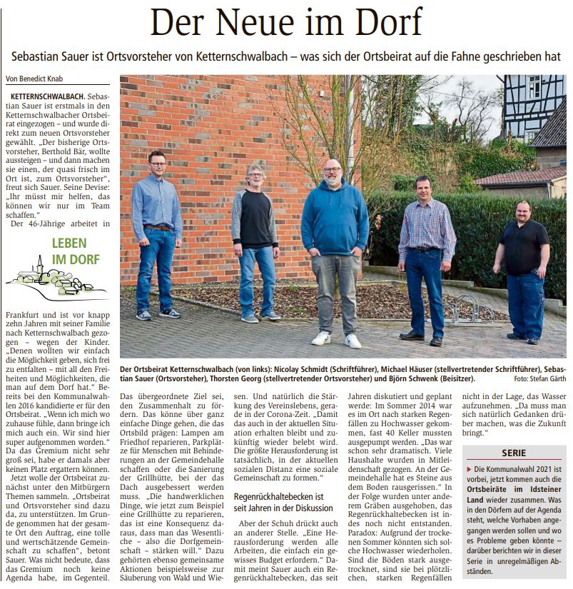 2021-05-10 IZ Der Neue im Dorf Ortsbeirat Ketternschwalbach
